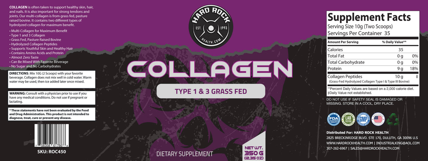 Collagen Type 1 & 3 Grass Fed-1