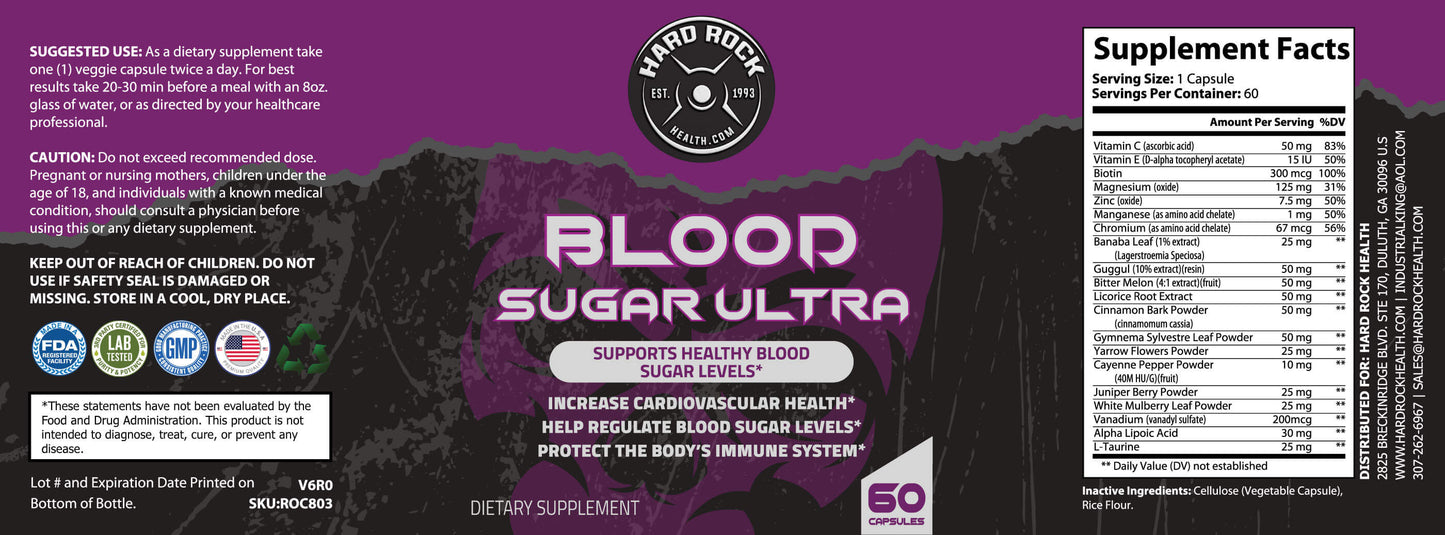 Blood Sugar Ultra- Maintain Blood Sugar Levels-2