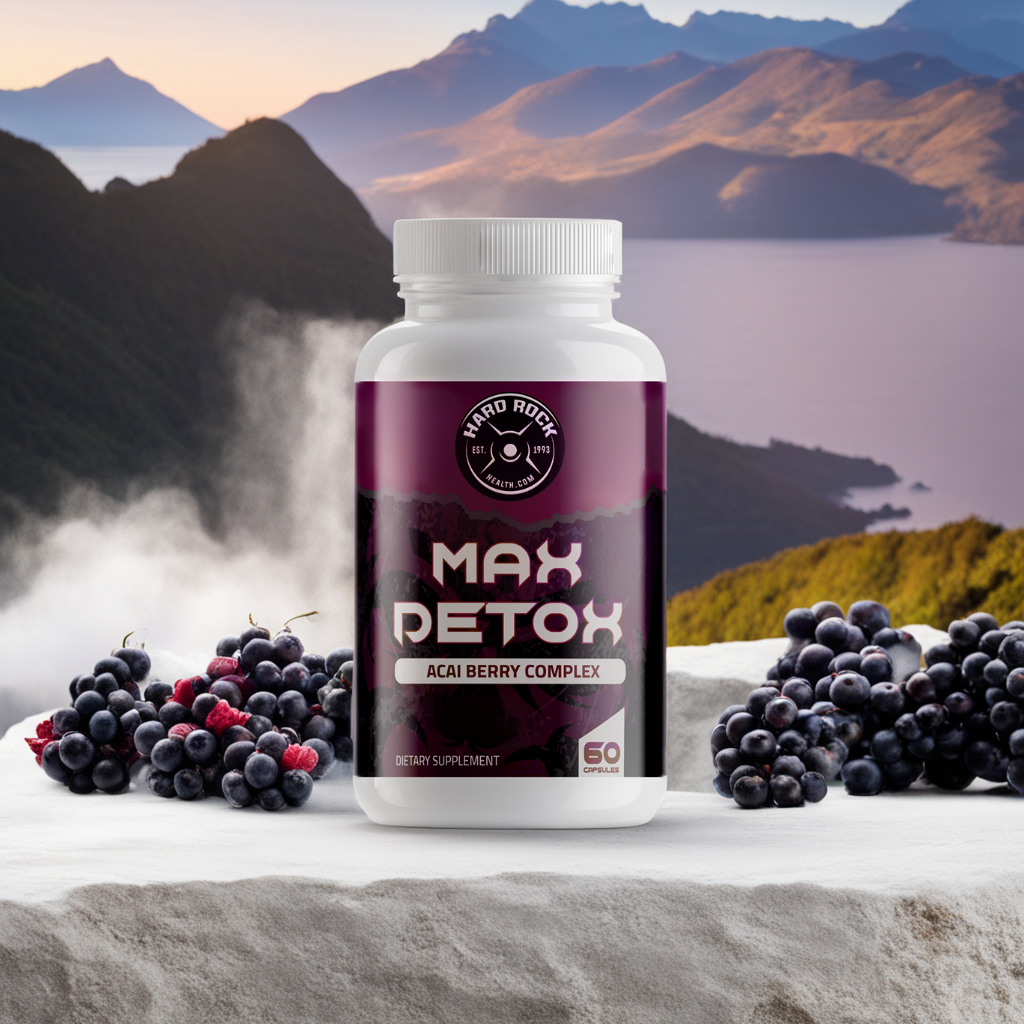 Max detox ACAI Berry Complex- 100% Natural 60 Capsules-1